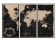 Golden Atlas Print - Set Of 3 - 151132H