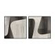 Interlock Framed Canvas - Set Of 2 - 17805Es