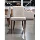 Tennant Creek Dining Chair - Linen - Walnut Leg