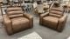 Clearance - Chelsea Electric Recliner Armchairs - Saddle - Each Sold Separate