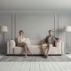 Capella 3 Seater - Turtle Dove