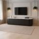 Capri 2212 Large Entertainment Unit - Black