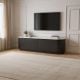 Capri 1760 Medium Entertainment Unit - Black