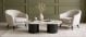 Capri 1400 Oval Coffee Table - Black