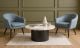 Capri 1100 Round Coffee Table - Black