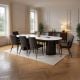 Como 2400 Dining Table - Black