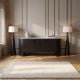Como 3 Door Buffet - Black