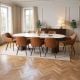 Como 2400 Dining Table - Walnut