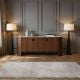 Como 3 Door Buffet - Walnut