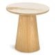 Evoke Round Lamp Table - Natural Ash