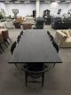 Macedon 2400 Black Dining Table + 8 Bergen Chairs