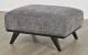 Matera Ottoman - Caviar Fabric - Ebony Leg