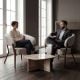 Monza Accent Chair - Linen & Walnut