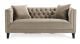 Peyton 2 Seater Loveseat - Beige Velvet