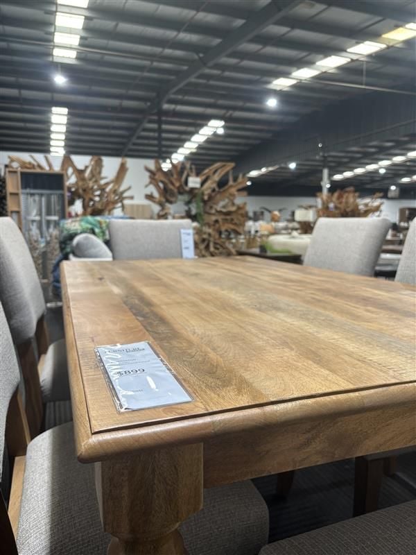 Clearance - Rybergston 1800 Dining Table & 6 Rybergston Dining Chairs