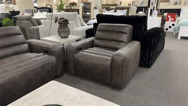 Clearance - Chelsea Electric Recliner 3-Seater & 2x Armchairs - Cinerous
