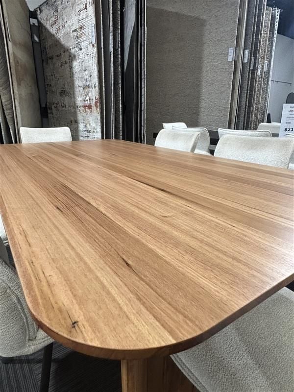 Clearance - Minto 1900 Dining Table + 6 Mavis Dining Chairs - Beige
