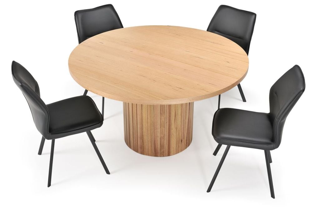 Ripple 1400 Round Dining Table - Messmate