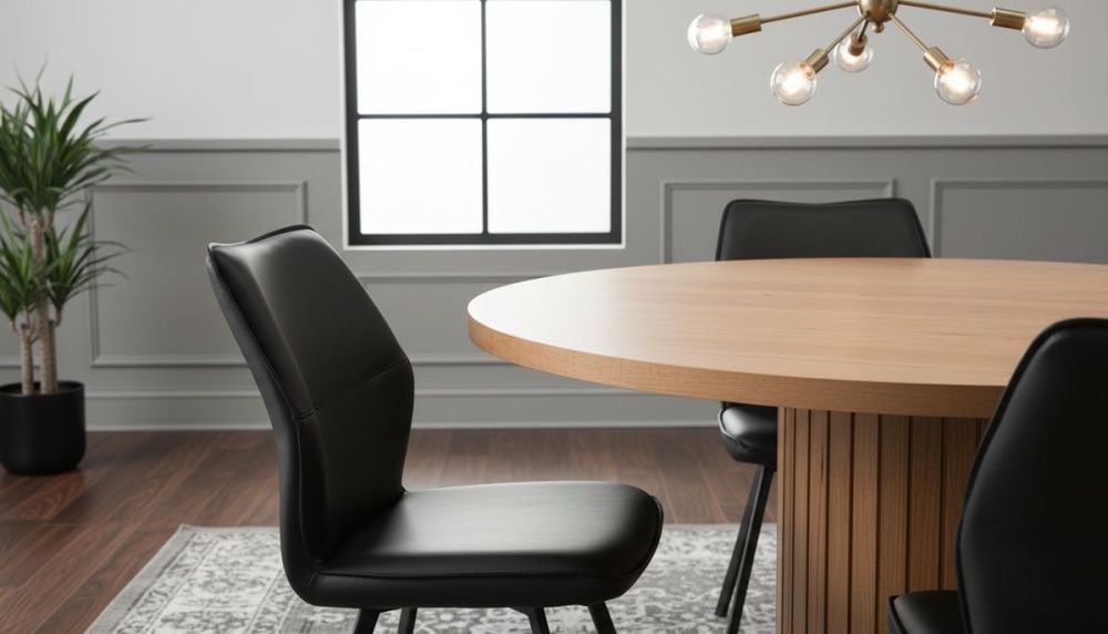Ripple 1400 Round Dining Table - Messmate