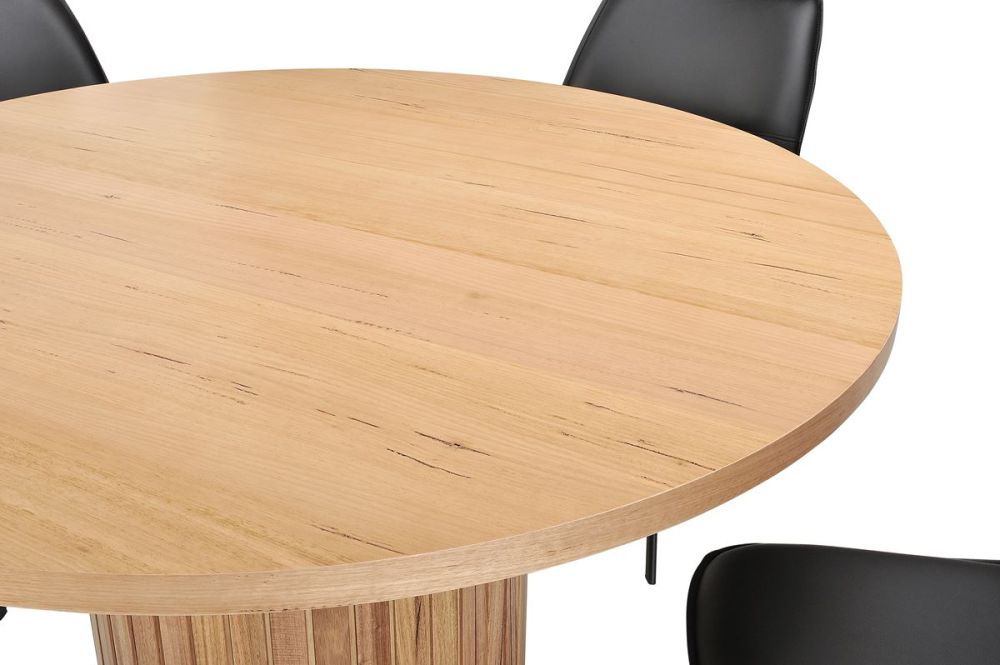 Ripple 1400 Round Dining Table - Messmate