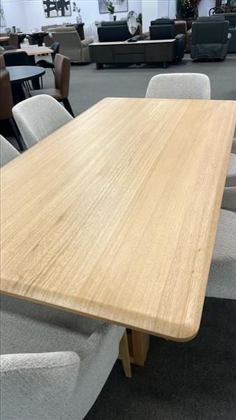 Clearance - Hunter 2100 Dining Table 6x Charles Dining Chairs