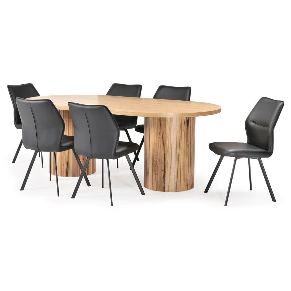 Ripple 2100 Dining Table - Messmate