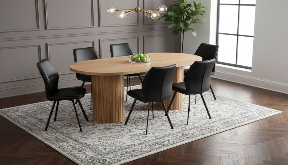 Ripple 2100 Dining Table - Messmate