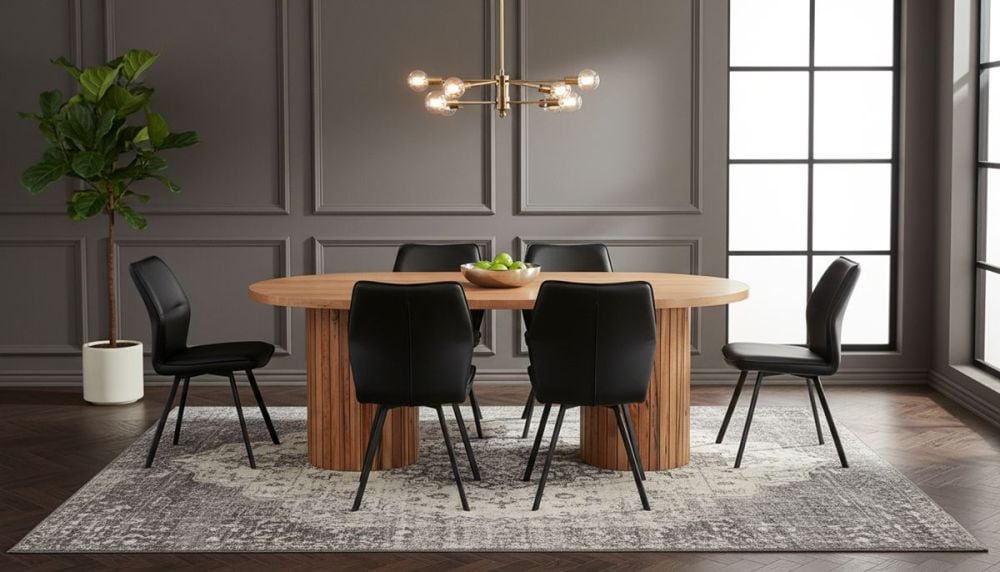 Ripple 2100 Dining Table - Messmate