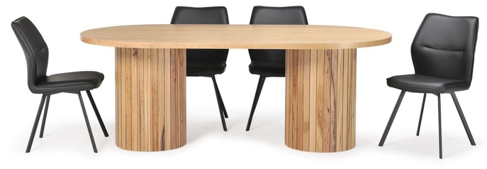 Ripple 2100 Dining Table - Messmate