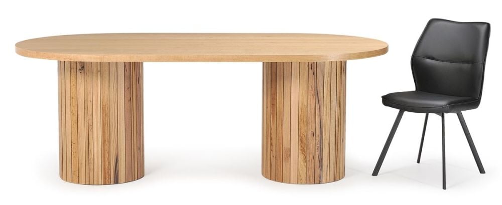 Ripple 2100 Dining Table - Messmate