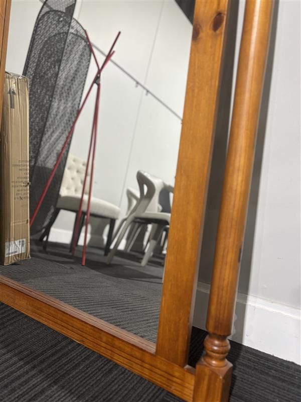 Clearance - Dressing Table Mirrors - Rustic Brown 