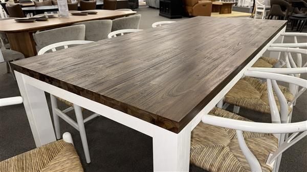 Clearance - Paris 2250 Dining Table + 8 Sentana Dining Chairs