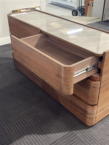 Limited Stock - Bruno 6 Drawer Dressing Table Base