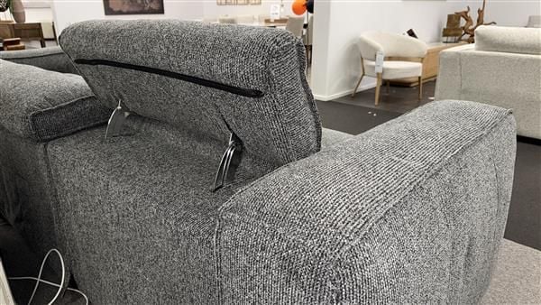 Clearance - Marko 3-Seater Recliner - Charcoal
