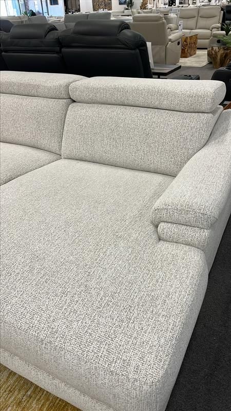 Clearance - Hatem RAF Chaise Recliner - Linen