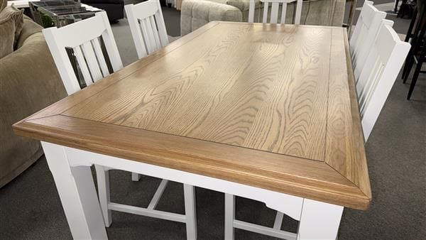 Limited stock - Oakridge 1800 Dining Table 6x Oakridge Dining Chairs