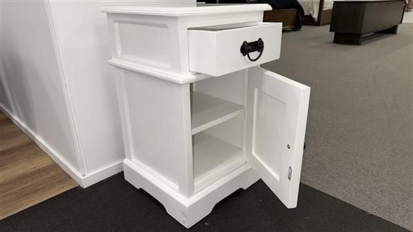 Limited stock - M Solid Door Bedside - LHF Handle