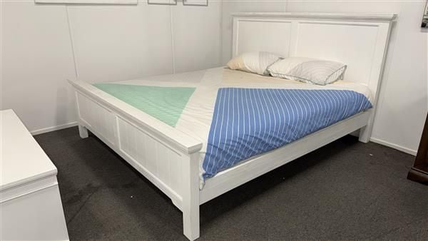 Limited Stock - Paris King Bed - White