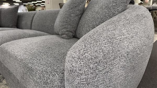 Clearance - Leo 5-Seater Corner Lounge - Grey