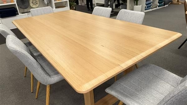 Clearance - Hunter 2100 Dining Table + 6x Elton Dining Chairs