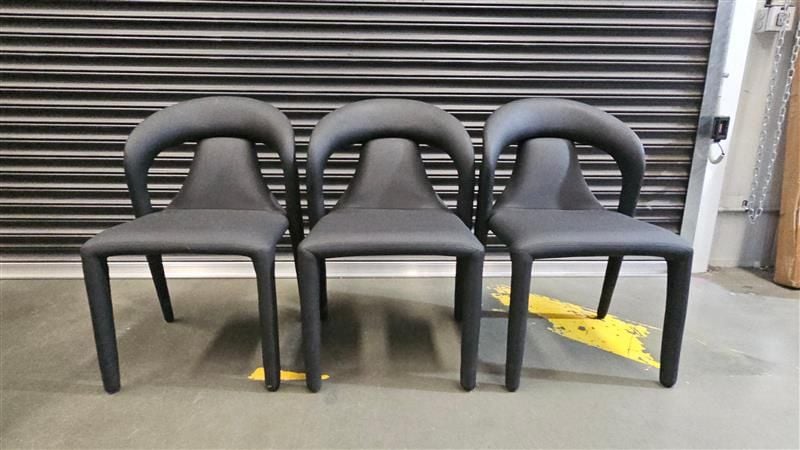 Clearance - Mode Dining Chairs - Black x3