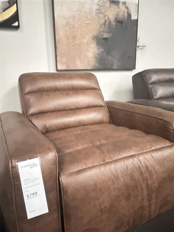 Clearance - Chelsea Electric Armchair - Saddle