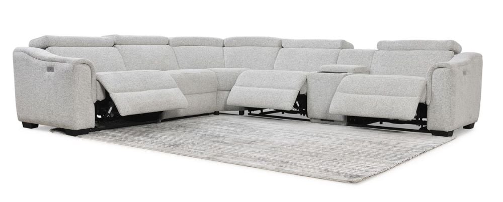 Alpha 5 Seater Corner Recliner Suite