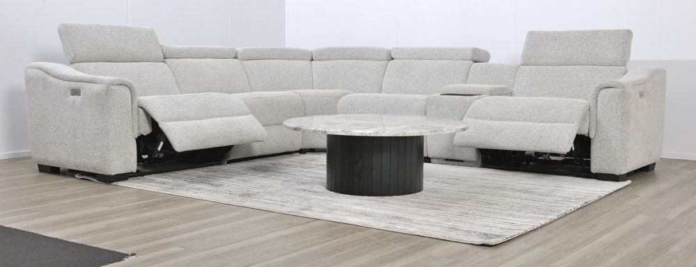 Alpha 5 Seater Corner Recliner Suite