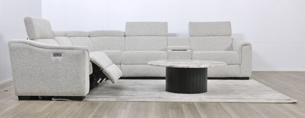 Alpha 5 Seater Corner Recliner Suite