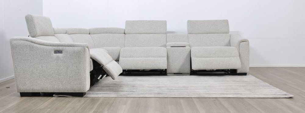Alpha 5 Seater Corner Recliner Suite