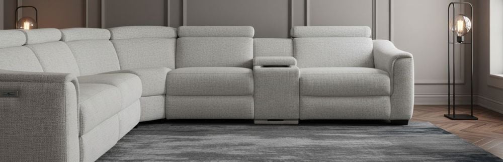 Alpha 5 Seater Corner Recliner Suite