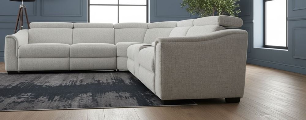 Alpha 5 Seater Corner Recliner Suite
