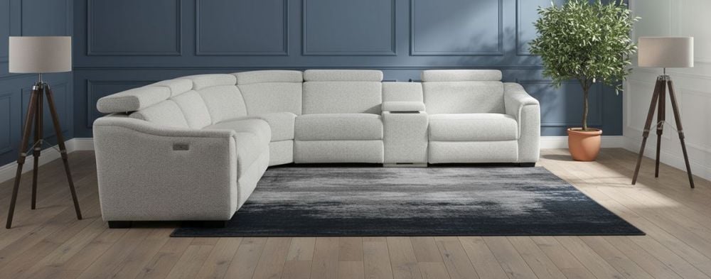 Alpha 5 Seater Corner Recliner Suite