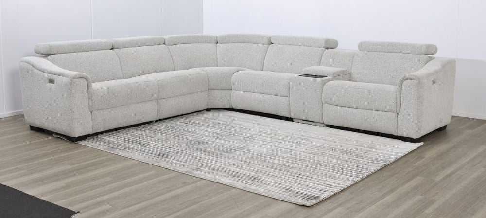 Alpha 5 Seater Corner Recliner Suite